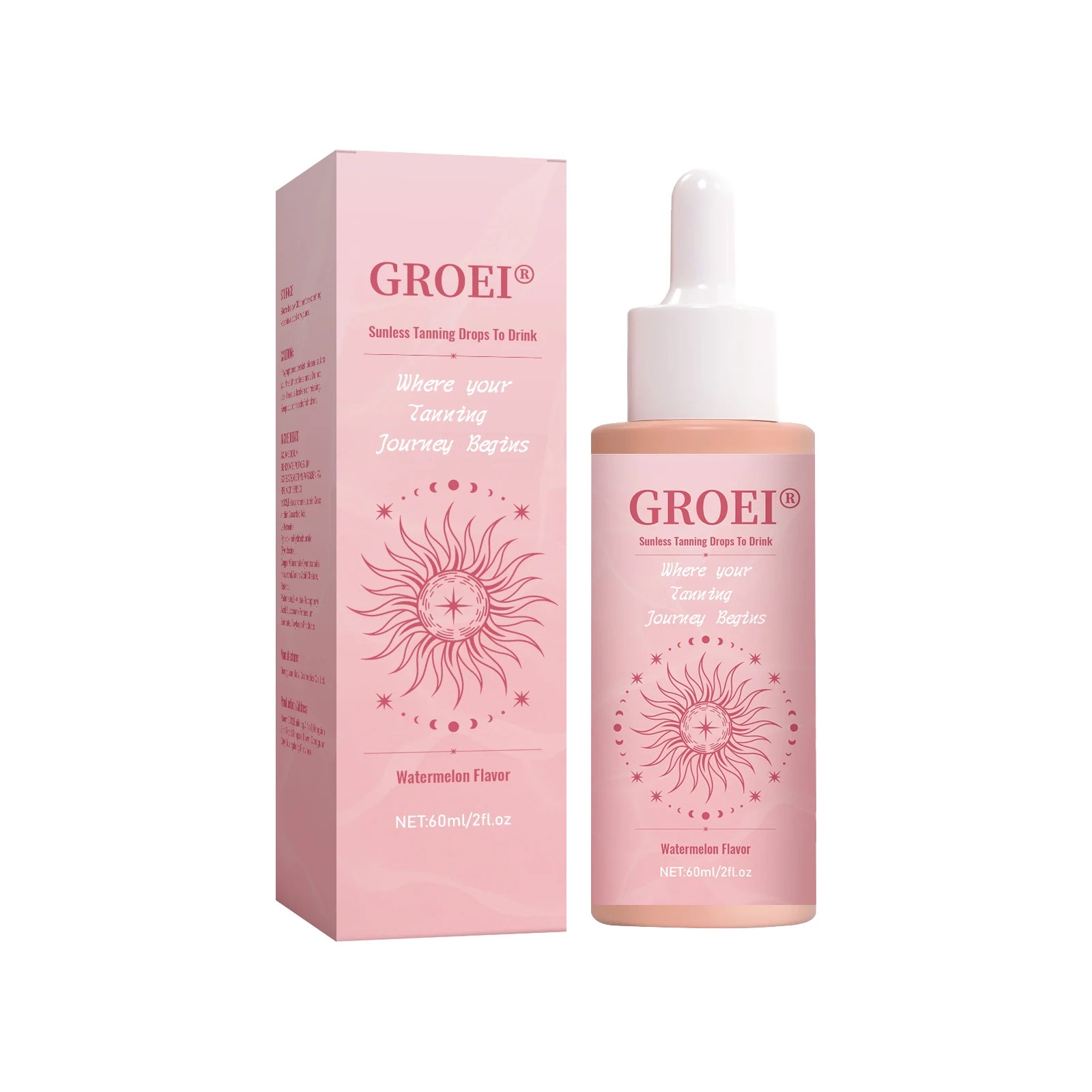 2PCS Self Tanning Drops Enhance Skin Melanin Liquid Bronzer Natural Tanner for Body Face Preventing Sunburn Sunless Tanning
